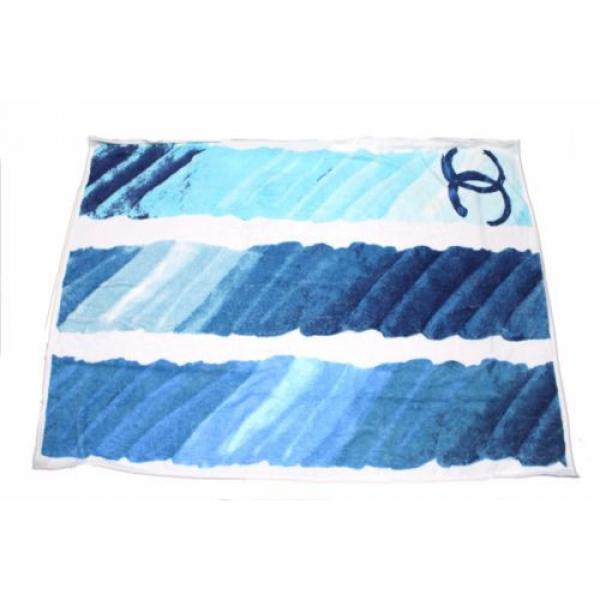 Authentic CHANEL Shoulder Bag Tote beach bag towel set A56192 (380729) #3 image