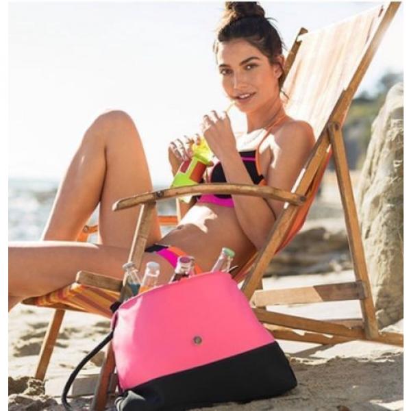 NEW Victoria&#039;s Secret BEACH COOLER Tote Bag 2016 PINK Getaway Weekender GYM #1 image