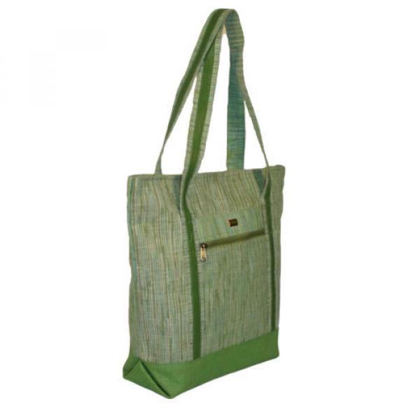 Natural-Burlap-Bag-Jute-Shoulder-Bag-Tote-Handbag-Beach-Bag  Hippie-Boho-Bag- #3 image