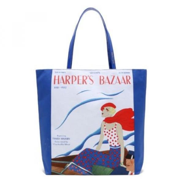 Estee Lauder Harper&#039;s Bazaar large shopping shoulder beach tote bag handbag GWP #1 image