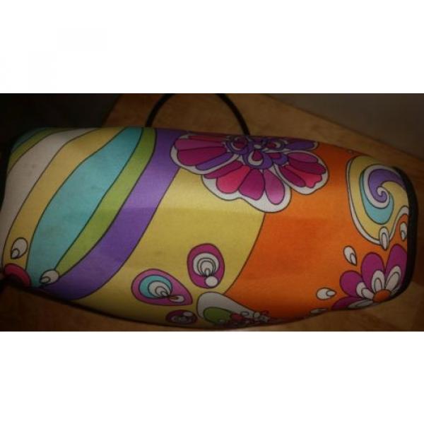 Womens Beach CLC Multi-Color Flower Beach Bag Purse #3 image