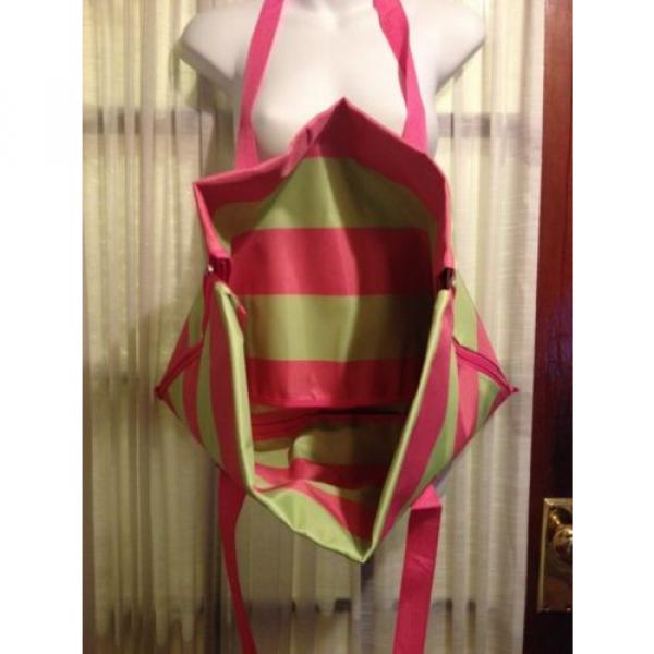 Nwt Ulta Shoulder Hand Bag Blanket Tote Large Summer Beach NWT Pink Lemon 2 in 1 #3 image