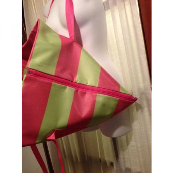 Nwt Ulta Shoulder Hand Bag Blanket Tote Large Summer Beach NWT Pink Lemon 2 in 1 #4 image