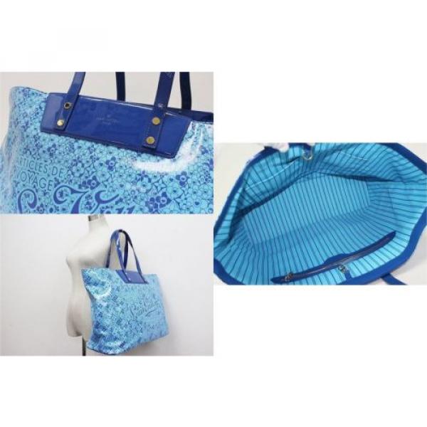 TAKASHI MURAKAMI Louis Vuitton LV Beach Line Tote Hand Bag M93161 Excellent++ #3 image