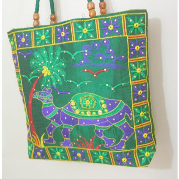 Hippie Handmade Ethnic CAMEL Shoulder Tote Beach Bag Boho Embroidered Purse NEW #2 image