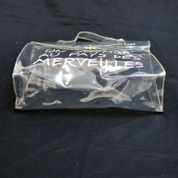 Auth HERMES Kelly Beach Hand Bag SOUVENIR DE L&#039;EXPOSITION Vinyl 1997 V12319 #3 image