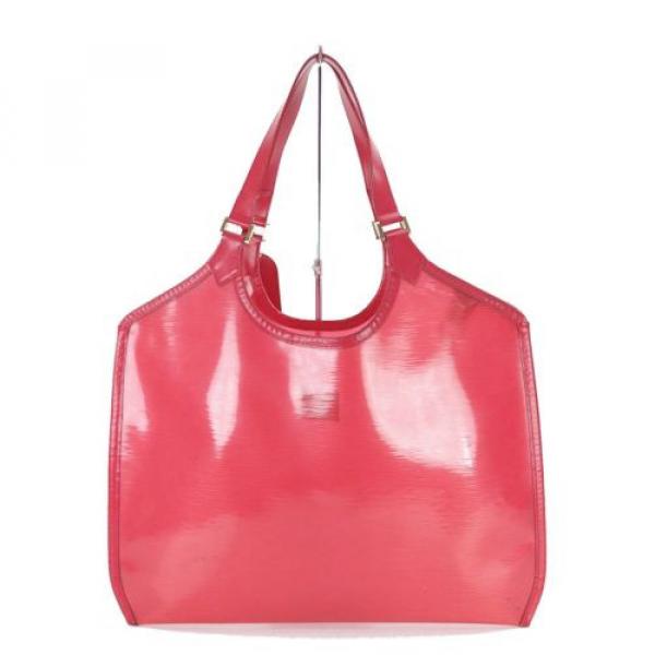 Auth LOUIS VUITTON Plage Lagoon GM Red Epi Vinyl Beach Tote Bag and Pouch #25309 #4 image