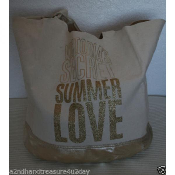 VICTORIA&#039;S SECRET Summer Love Pink Beach Travel School Gym Pool Bag Tote Carry #3 image