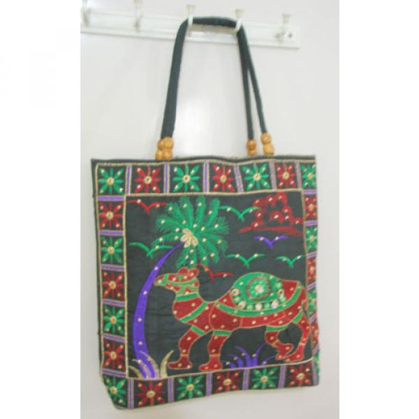 Hippie Handmade Ethnic CAMEL Shoulder Tote Beach Bag Boho Embroidered Handbag #1 image