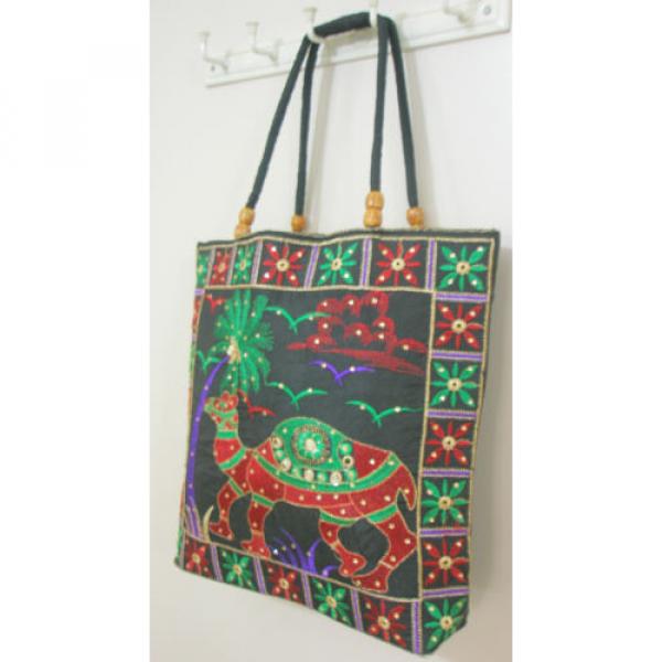 Hippie Handmade Ethnic CAMEL Shoulder Tote Beach Bag Boho Embroidered Handbag #2 image