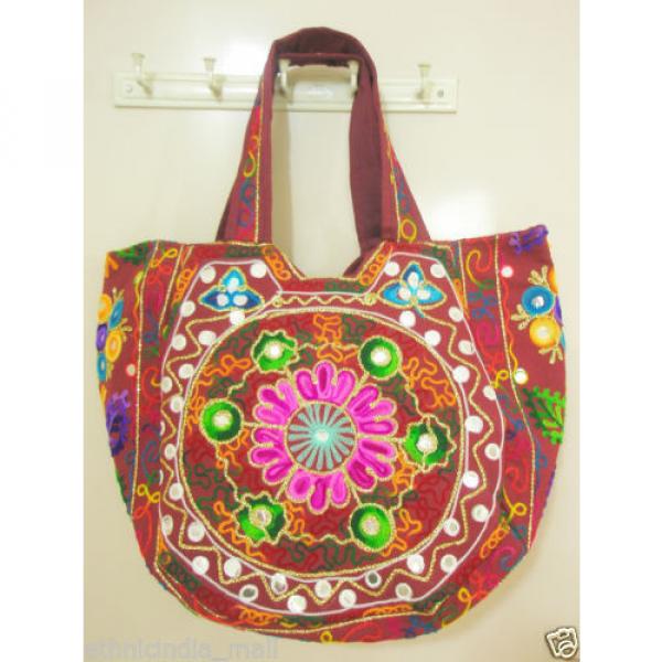 Hippie Handmade Ethnic Shoulder Beach Bag Tote Boho Banjara Embroidered Purse #1 image