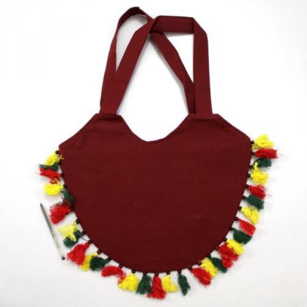 Indian Handmade Ethnic Designer Bohemian Multi Purpose Hippie Beach Shopping Bag #3 image