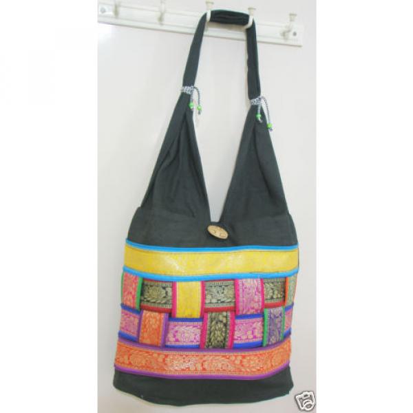 Ethnic Handmade Womens Ladies Tote Shoulder Beach Bag Purse Hippy Boho Handbag #1 image