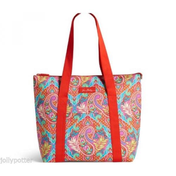 VERA BRADLEY Cooler Tote PAISLEY IN PARADISE Picnic Bag Beach Pool Boat SOLD OUT #1 image