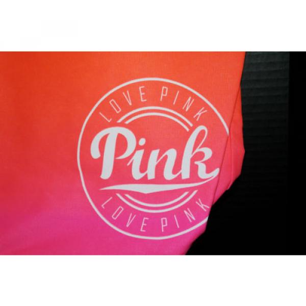 Victoria&#039;s Secret PINK Shopper / Tote / Beach Bag *N w/o T* Orange/Pink Ombre #4 image