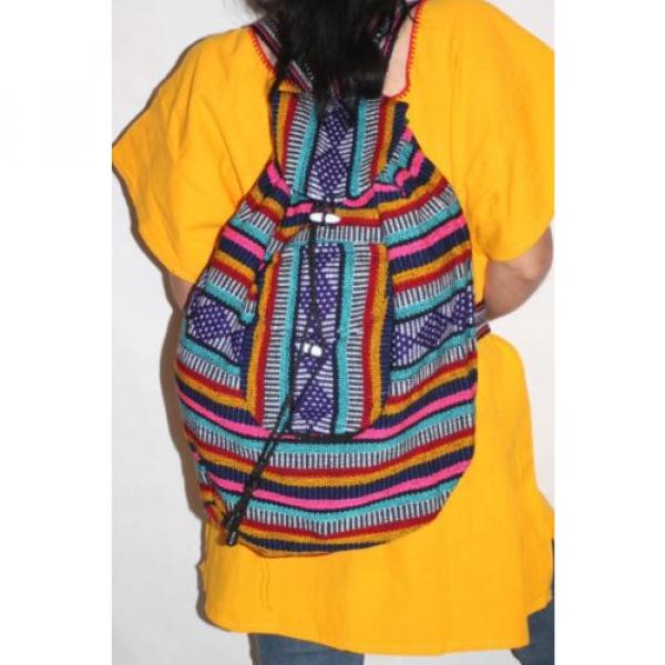 Beach Mexican Hippie Baja Tote Ethnic Backpack Indian Bag, Blanket Purse #1 image