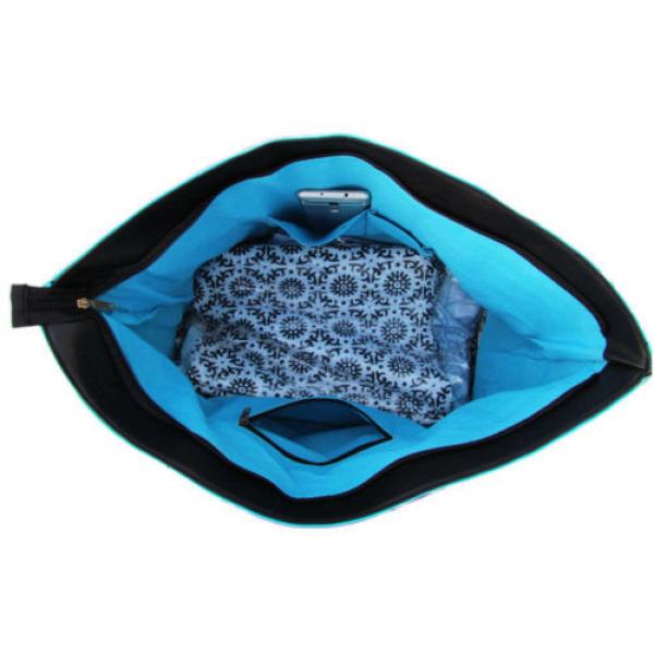 Indian Cotton Suzani Embroidery Handbag Woman Tote Shoulder Bag Beach Boho Bag u #4 image