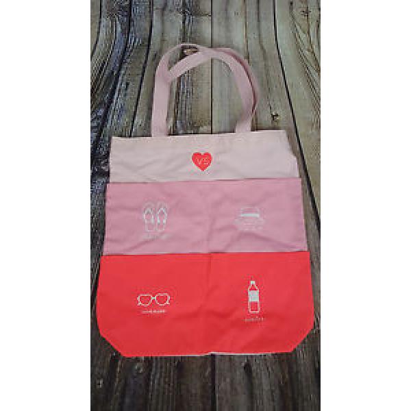 NWT VICTORIA&#039;S SECRET Pink Limited Edition 4 Pocket Large Beach Tote Bag #1 image