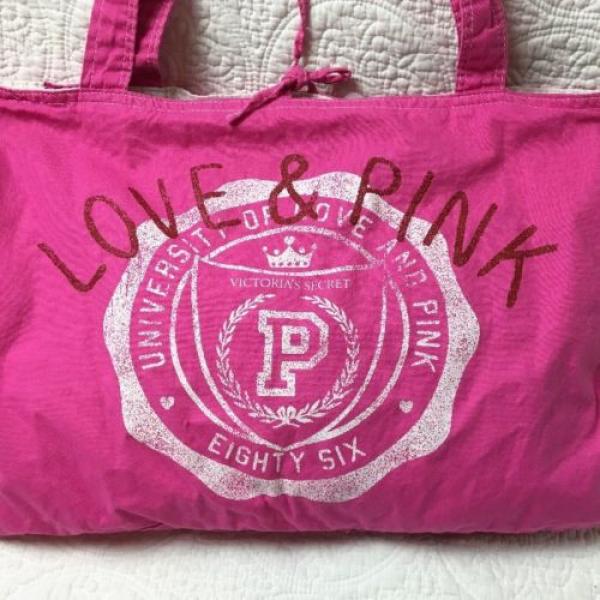 Victoria&#039;s Secret LOVE PINK Tote Beach/Shopping /Canvas Shoulder Bag #3 image