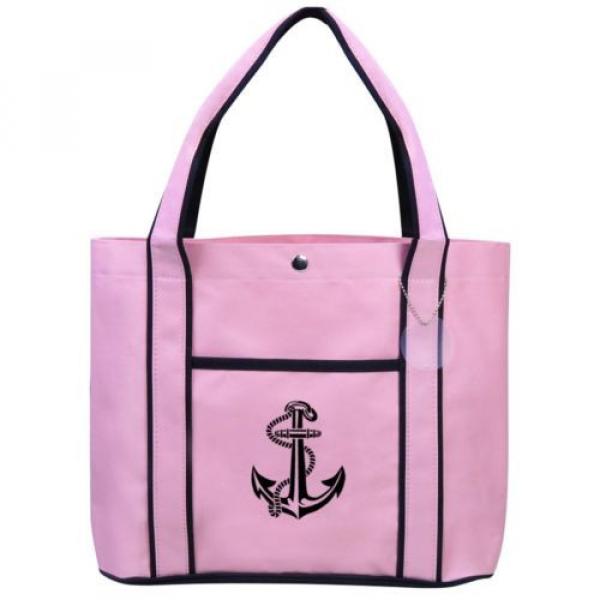 Anchor with Rope Fashion Tote Bag Shopping Beach Purse #2 image