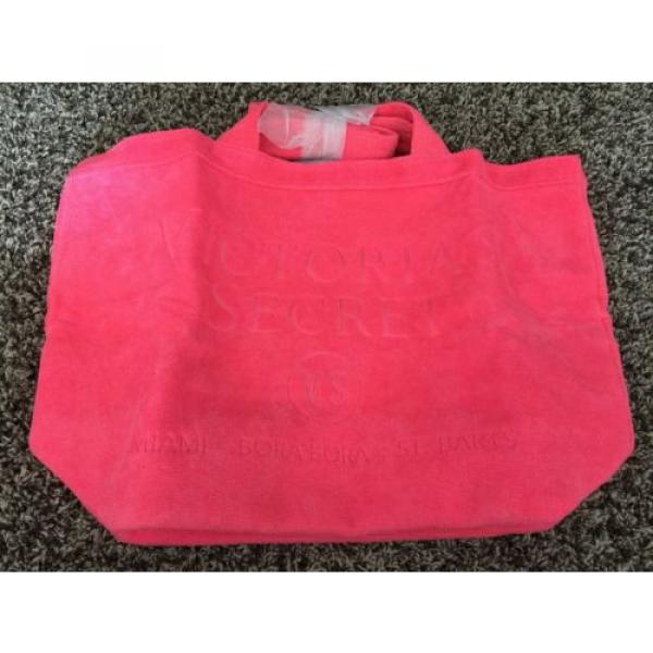 NEW Victoria&#039;s Secret Pink Special Ed. 2016 Terry Weekender Getaway Beach Bag #2 image