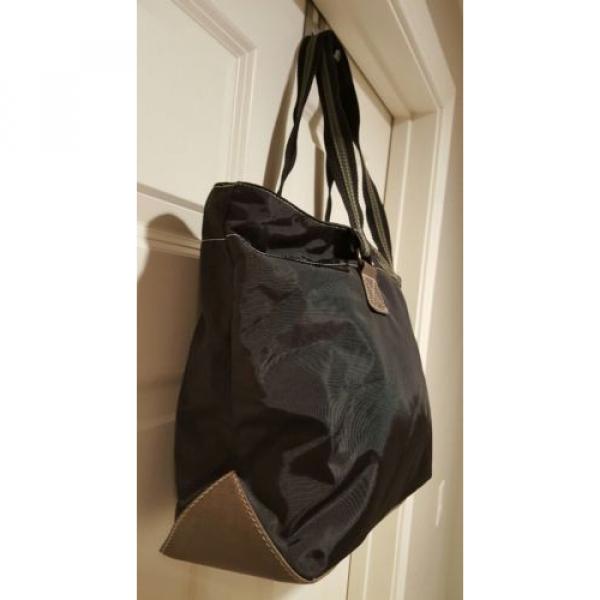 ESPRIT Large Black Shoulder Weekend Gym Beach Tote Bag with Purse #4 image