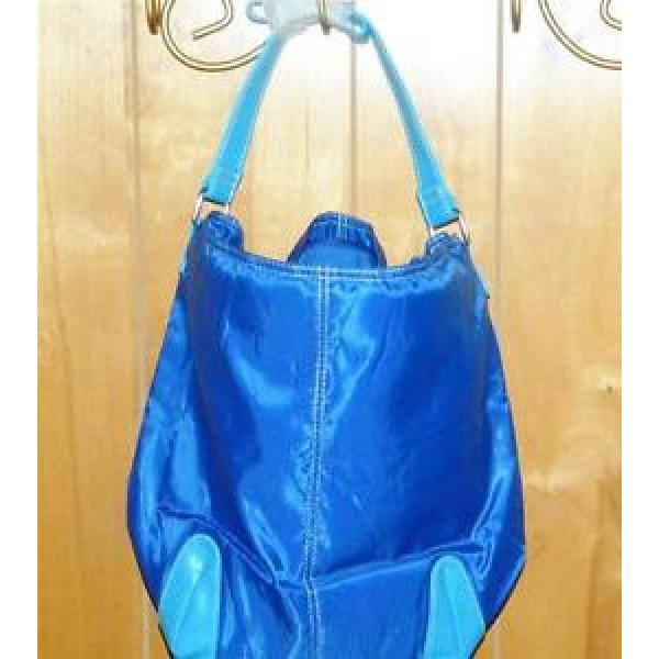 Avon Colorblock Nylon Hand Bag Handbag Beach Bag Purse New #1 image