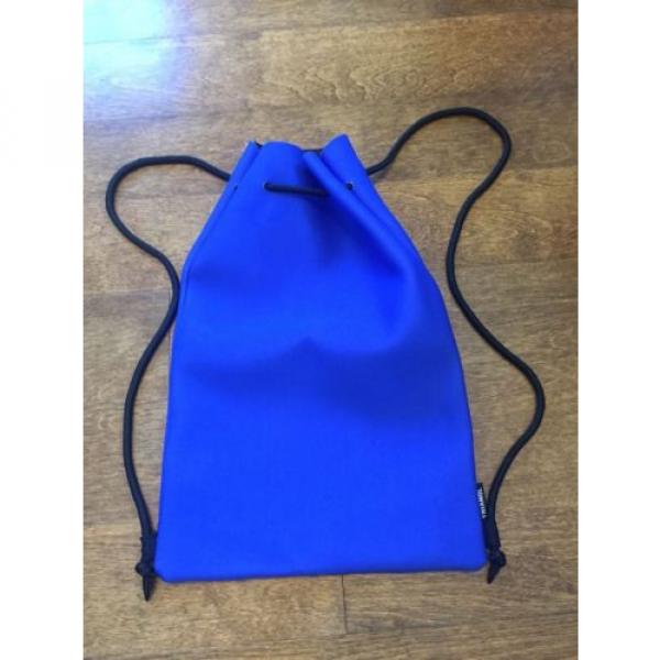 NWOT Triangl Neoprene Blue Beach Bag Backpack Suit Pouch New Water Resistant #1 image