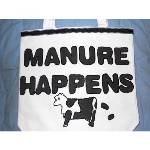 Tote Bag, Purse, Carry-All, Beach Bag &#034;Manure Happens&#034; and Cows New Handmade #4 image