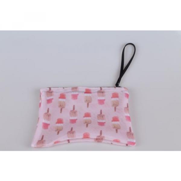 Korea Beach Clutch Pouch Bag Handbag Polyester Double Mesh Summer Ice Cream Bar #5 image