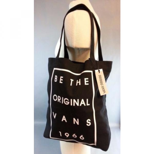 ~VANS~ BEEN THERE, DONE THAT Tote Beach Gym School Bag Cotton Canvas NWT #1 image
