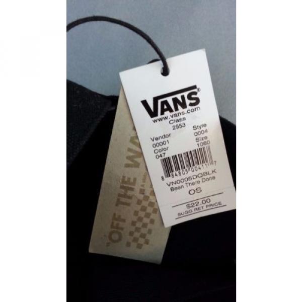 ~VANS~ BEEN THERE, DONE THAT Tote Beach Gym School Bag Cotton Canvas NWT #5 image