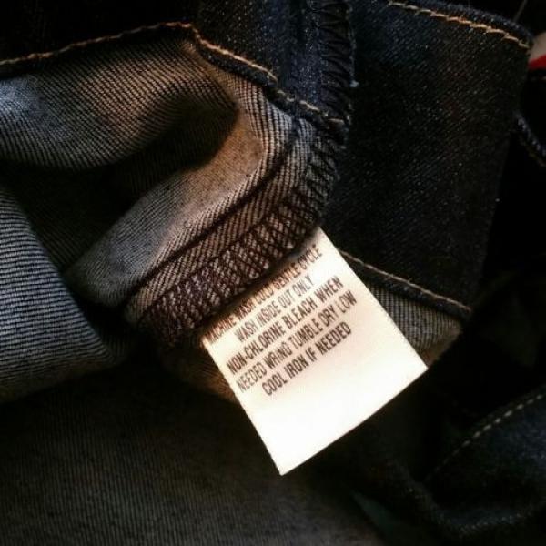 GUESS USA Jeans Authentic Dark Wash Denim Tote Bag Purse Beach Bag Shopping Bag #4 image