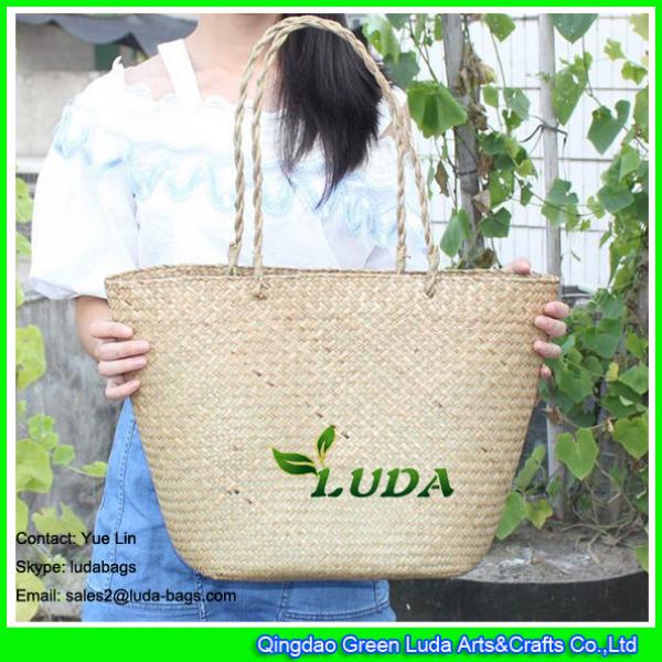 LDSC-002 wholesale tote handbag summer straw tote bags for yong girls #1 image