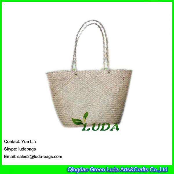 LDSC-002 wholesale tote handbag summer straw tote bags for yong girls #3 image